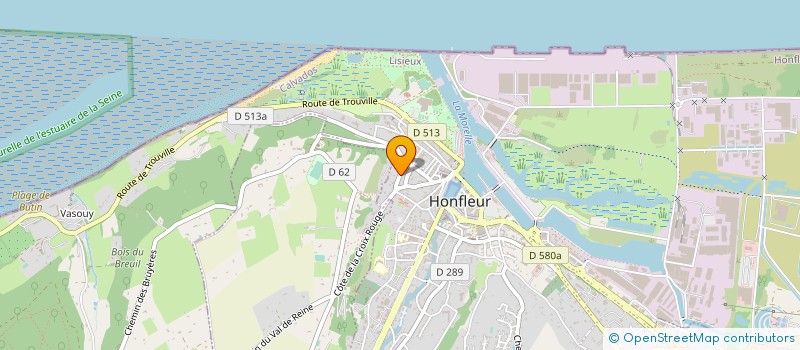 localisation de l'entreprise SCI DU 40 RUE BUCAILLE A HONFLEUR à HONFLEUR