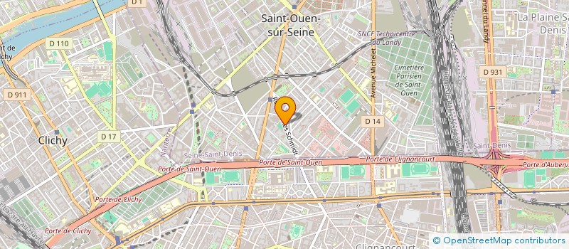 localisation de l'entreprise SCI DU 40 RUE CHARLES SCHMIDT A ST OUEN à SAINT-OUEN-SUR-SEINE