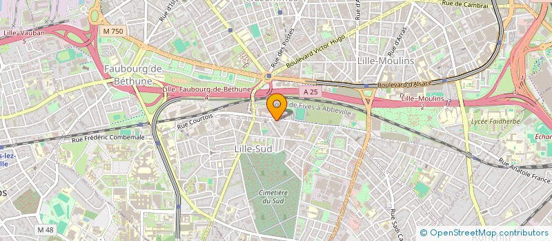 localisation de l'entreprise SCI DU 40 RUE DE MARQUILLIES à LILLE