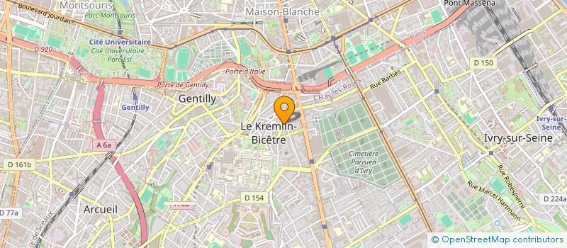 localisation de l'entreprise SCI DU 40 RUE DU GENERAL LECLERC à LE KREMLIN-BICETRE