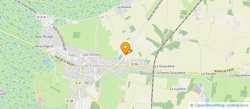 localisation de l'entreprise SCI DU 40 RUE DU GRAND ETANG  BOIS-DE-CENE