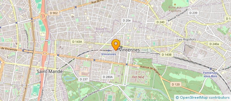 localisation de l'entreprise SCI DU 40 RUE DU MIDI à VINCENNES