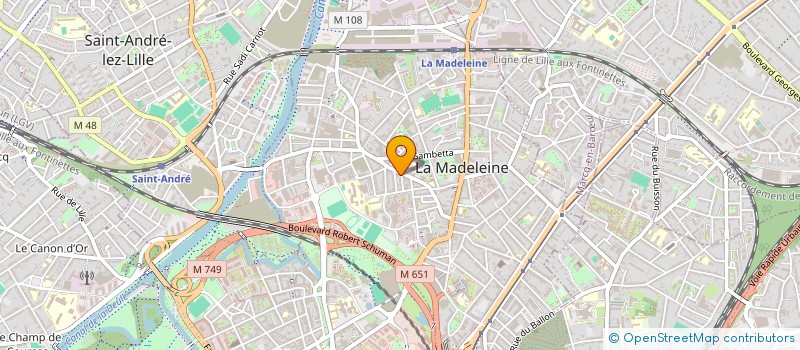 localisation de l'entreprise SCI DU 40 RUE DU PONT NEUF à LA MADELEINE