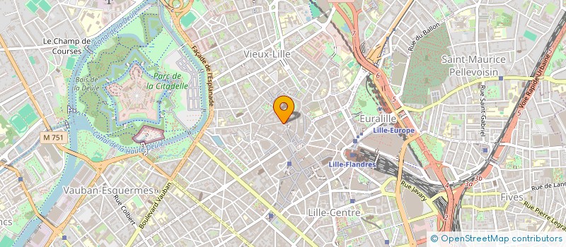 localisation de l'entreprise SCI DU 40 RUE LEPELLETIER à LILLE