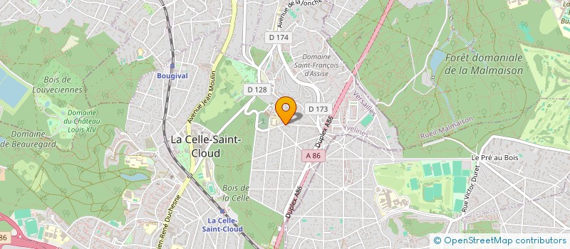 localisation de l'entreprise SCI DU 41 AV DE CIRCOURT  LA CELLE-SAINT-CLOUD