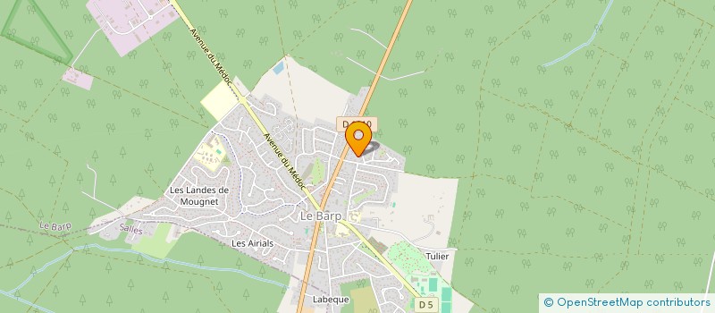 localisation de l'entreprise SCI DU 41 AV DES CHEVREUILS  LE BARP