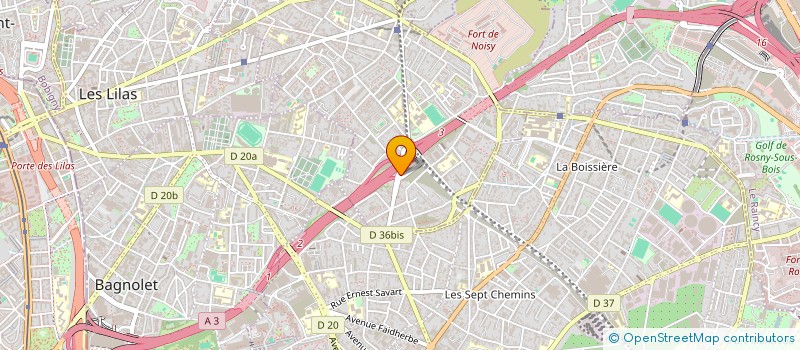 localisation de l'entreprise SCI DU 41 ET 43 BD BRANLY A ROMAINVILLE à ROMAINVILLE