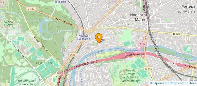 localisation de l'entreprise SCI DU 41 R VICTOR BACH  NOGENT-SUR-MARNE