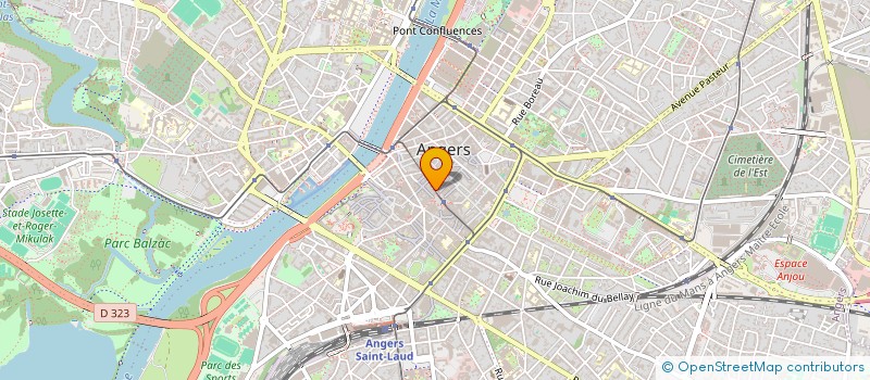 localisation de l'entreprise SCI DU 41 RUE DE LA ROE à ANGERS