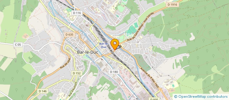 localisation de l'entreprise SCI DU 41 RUE DE SAINT MIHIEL à BAR-LE-DUC