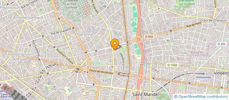 localisation de l'entreprise SCI DU 41 RUE DES MARAICHERS à PARIS