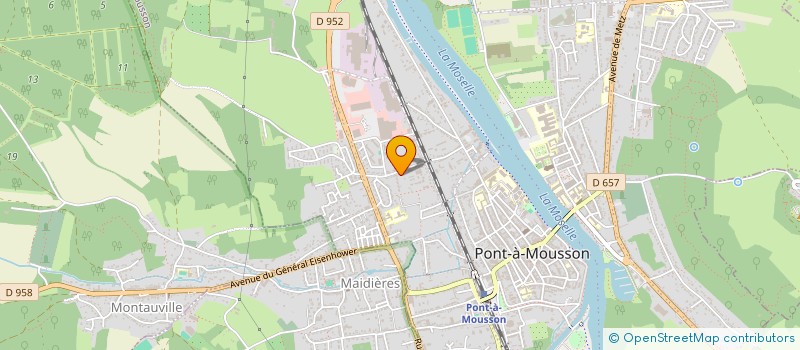 localisation de l'entreprise SCI DU 41 RUE DU CAMP  PONT-A-MOUSSON