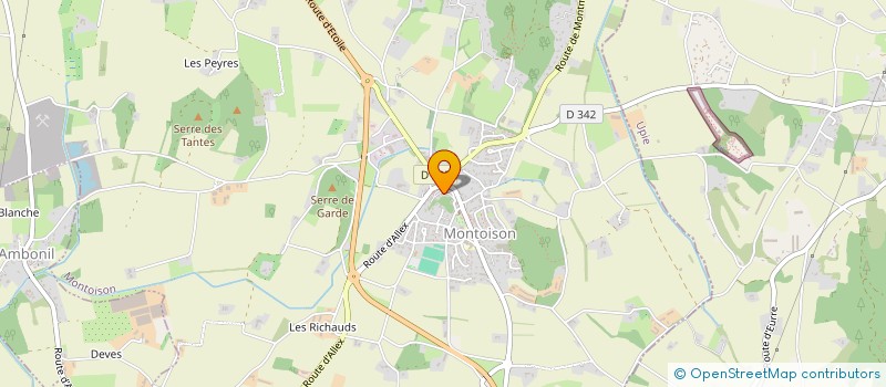 localisation de l'entreprise SCI DU 41 RUE JAILLANT DESCHAINETS  MONTOISON