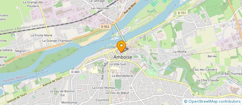 localisation de l'entreprise SCI DU 41 RUE NATIONALE  AMBOISE