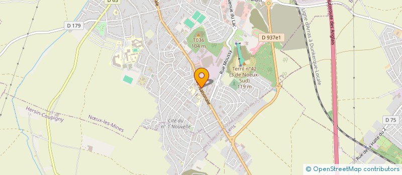 localisation de l'entreprise SCI DU 413B RUE NATIONALE  NOEUX LES MINES