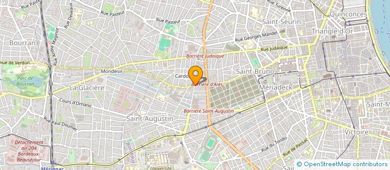 localisation de l'entreprise SCI DU 42 AVENUE D ARES  MERIGNAC