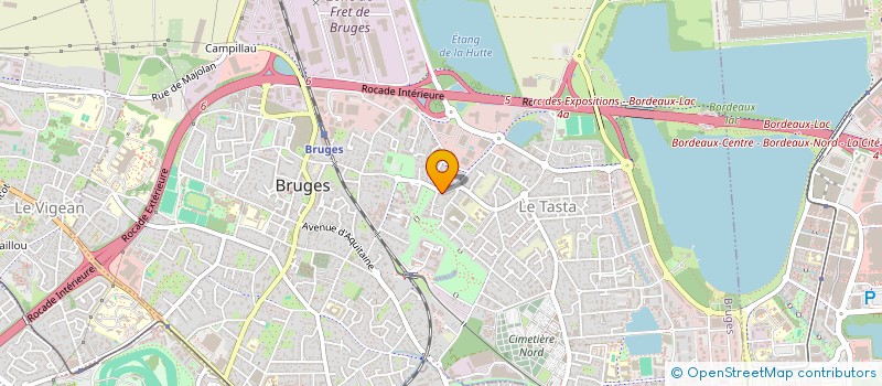 localisation de l'entreprise SCI DU 42 AVENUE DU SEMAPHORE  BRUGES