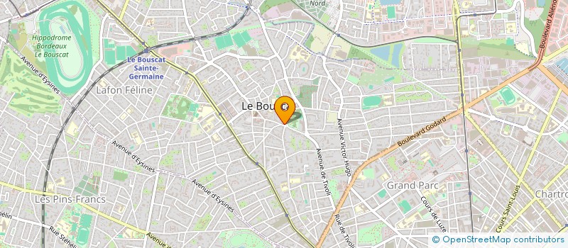 localisation de l'entreprise SCI DU 42 COURS LOUIS BLANC  LE BOUSCAT