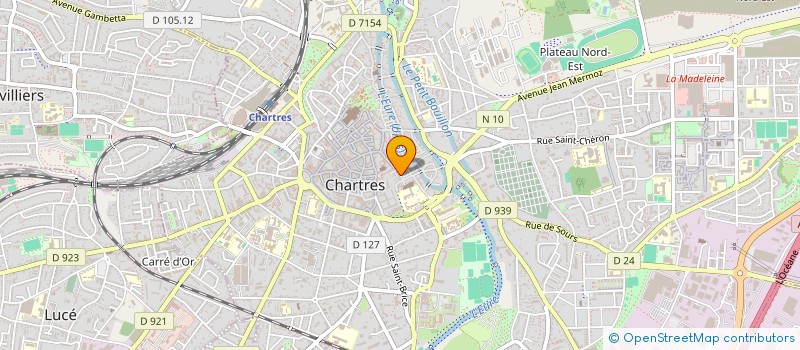 localisation de l'entreprise SCI DU 42 ET 44 RUE SAINT PIERRE à CHARTRES