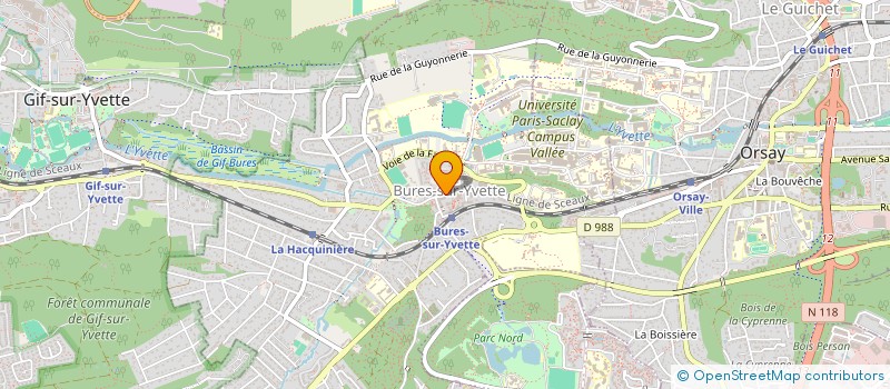localisation de l'entreprise SCI DU 42 R CHARLES DE GAULLES  BURES-SUR-YVETTE