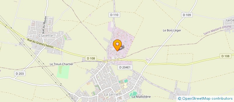 localisation de l'entreprise SCI DU 42 R DU CHENE  LA JARRIE