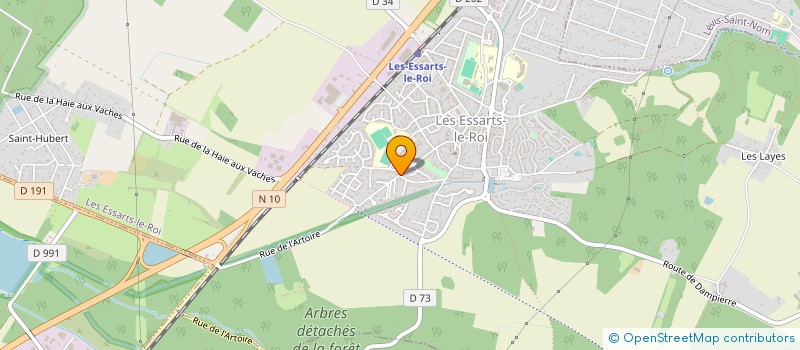 localisation de l'entreprise SCI DU 42 RUE DE L'ARTOIRE  LES ESSARTS-LE-ROI