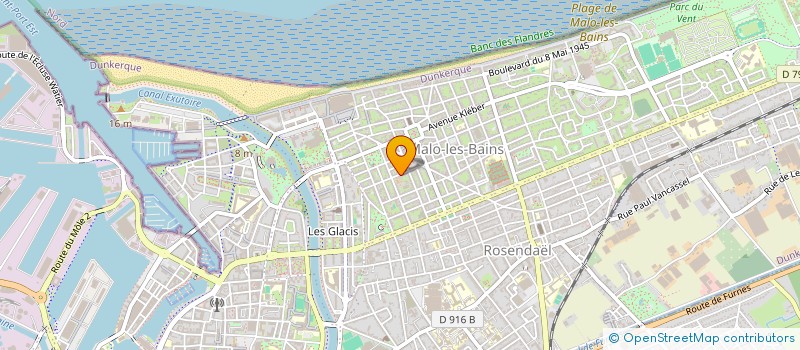 localisation de l'entreprise SCI DU 42 RUE DE L HOTEL DE VILLE à DUNKERQUE