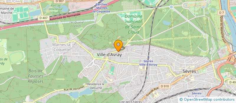 localisation de l'entreprise SCI DU 42 RUE DE SAINT CLOUD  VILLE-D'AVRAY