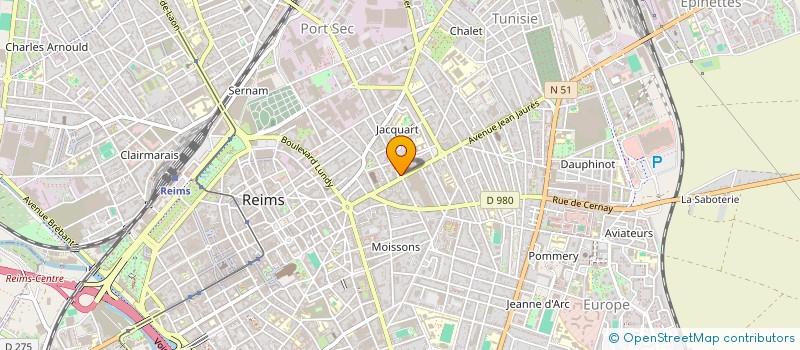 localisation de l'entreprise SCI DU 42 RUE DES AUGUSTINS à REIMS