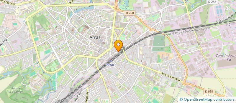 localisation de l'entreprise SCI DU 42 RUE NATIONALE à ARRAS