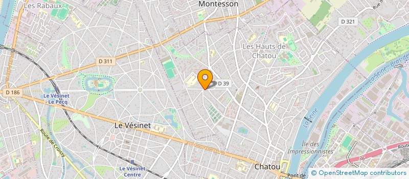 localisation de l'entreprise SCI DU 42 TER RUE DES CORMIERS  CHATOU