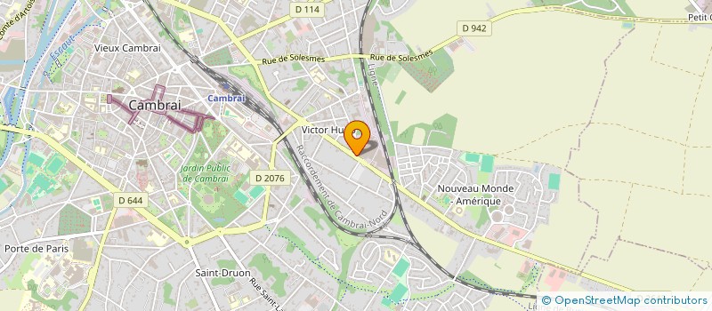 localisation de l'entreprise SCI DU 429 AVENUE DU CATEAU  CAMBRAI