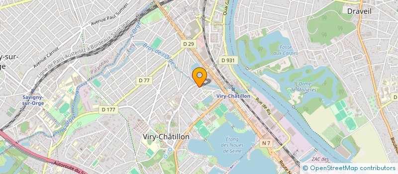 localisation de l'entreprise SCI DU 43 à VIRY-CHATILLON