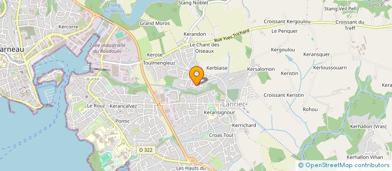 localisation de l'entreprise SCI DU 43 AVENUE DE LA GARE  CONCARNEAU