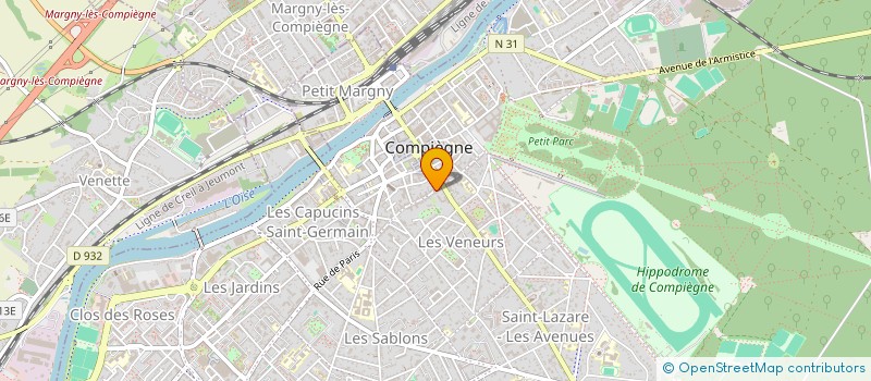 localisation de l'entreprise SCI  DU 43 AVENUE DE PARIS  COMPIEGNE