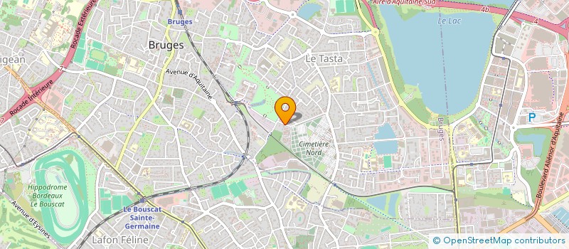 localisation de l'entreprise SCI DU 43 AVENUE DU GENERAL LECLERC  BRUGES