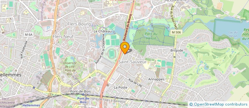 localisation de l'entreprise SCI DU 43 RUE ALBERT SAMAIN à VILLENEUVE-D'ASCQ