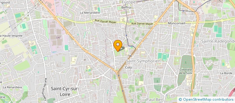 localisation de l'entreprise SCI DU 43 RUE DE SAPAILLET  TOURS