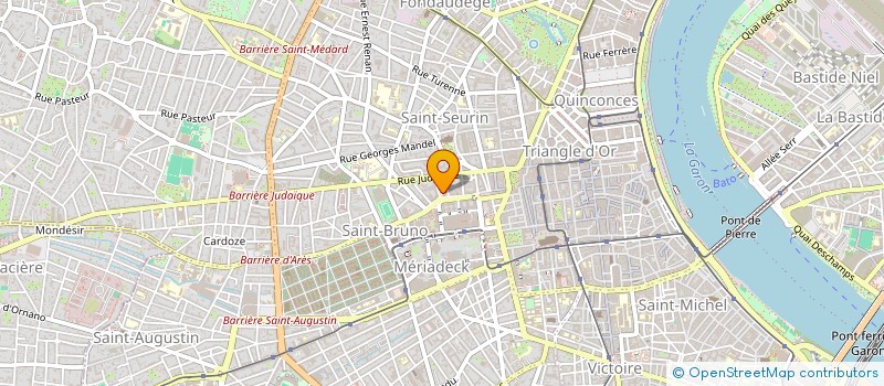 localisation de l'entreprise SCI DU 43 RUE DU MANEGE  BORDEAUX