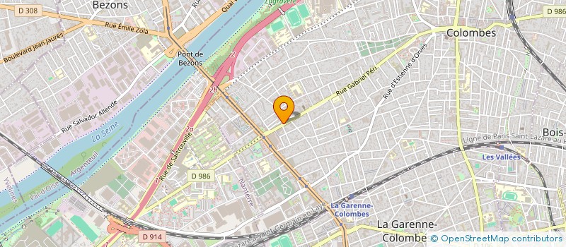 localisation de l'entreprise SCI DU 430 RUE GABRIEL PERI  COLOMBES
