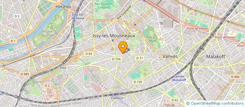 localisation de l'entreprise SCI DU 44 AVENUE JEAN JAURES à ISSY-LES-MOULINEAUX
