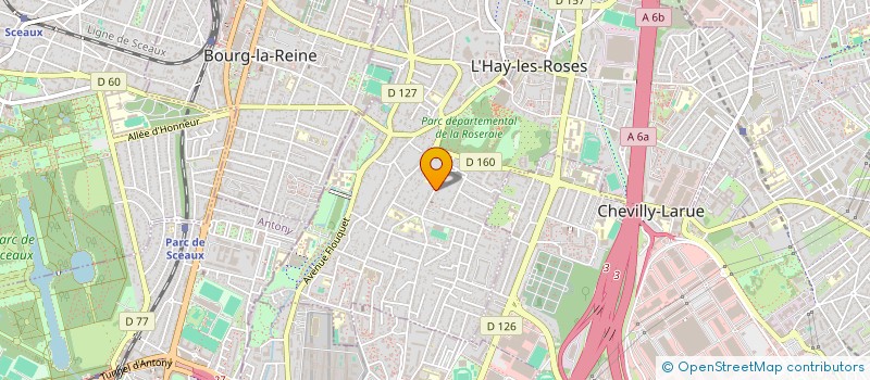 localisation de l'entreprise SCI DU 44 BIS  L'HAY-LES-ROSES