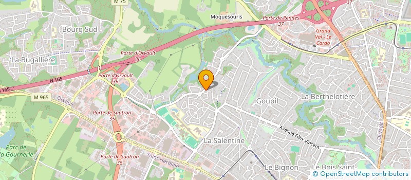 localisation de l'entreprise SCI DU 44 BIS RUE DU CHATEAU A ASNIERES à ORVAULT