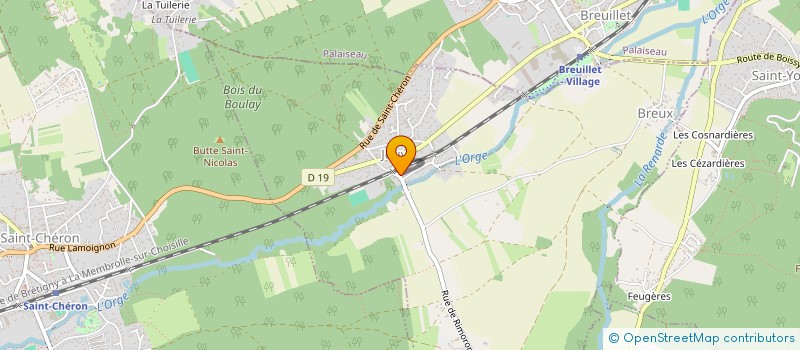 localisation de l'entreprise SCI DU 44 BOULEVARD DE FONTAINEBLEAU  BREUX-JOUY