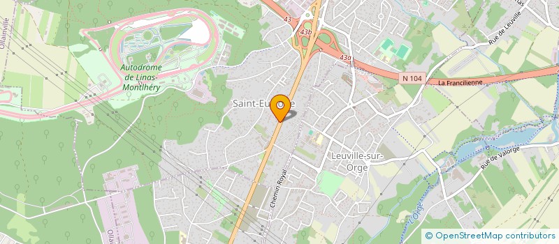 localisation de l'entreprise SCI DU 44 RTE D'ORLEANS à LINAS