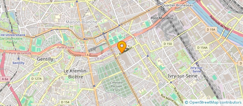 localisation de l'entreprise SCI DU 44 RUE BARBES à IVRY-SUR-SEINE