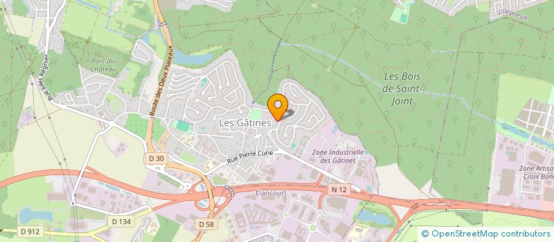 localisation de l'entreprise SCI  DU 44 RUE CAULAINCOURT  PLAISIR