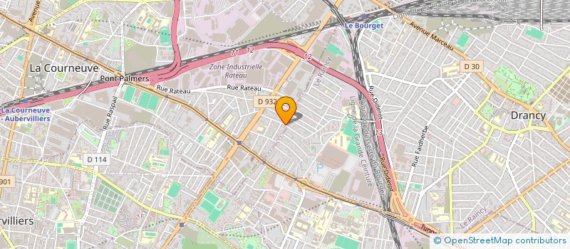 localisation de l'entreprise SCI DU 44 RUE GARIBALDI à LA COURNEUVE
