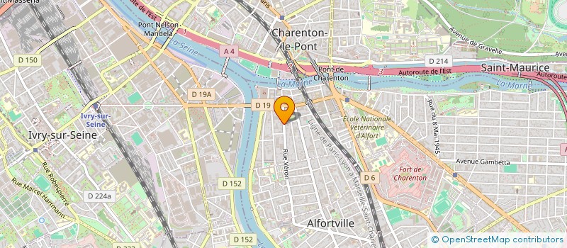 localisation de l'entreprise SCI DU 44 RUE VERON à ALFORTVILLE