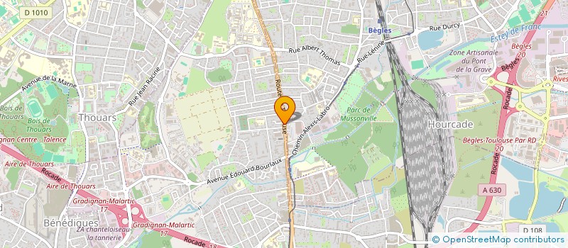 localisation de l'entreprise SCI DU 445 ROUTE DE TOULOUSE  VILLENAVE-D'ORNON